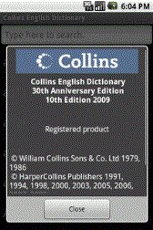game pic for Collins English Dictionary and Thesaurus 2011 Complete Unabridged